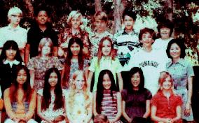 Young Obama in Hawaii school photo