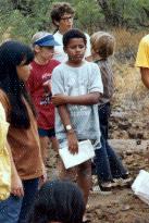 Young Obama on school trip