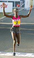 Ndereba of Kenya finishes 3rd in Yokohama Women's Marathon