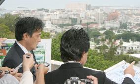 Japan foreign minister views Futemma base
