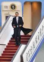 U.S. President Obama moves on to Beijing from Shanghai