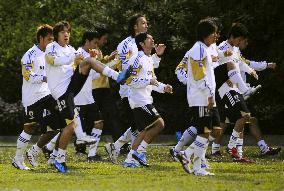 Japanese soccer team arrives in H.K. for Asian Cup qualifier