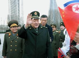 China defense chief visits N. Korea