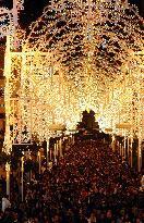 15th 'Kobe Luminarie' event begins in central Kobe