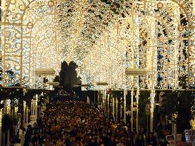 15th 'Kobe Luminarie' event begins in central Kobe