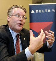 Delta President Bastian speaks about support plan for JAL