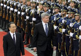 Canadian Prime Minister Harper in China