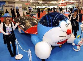 Doraemon solar car at Osaka Motor Show