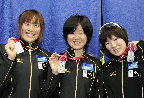 Japan's women win team pursuit silver at World Cup meet