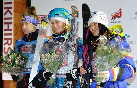 Winners of women's moguls World Cup opener