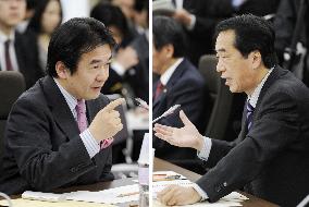 Kan, Takenaka clash over economic growth priority