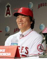 Matsui introduced as Angels player