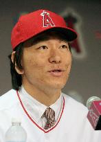 Matsui introduced as Angels player