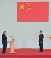 Macao's new gov't sworn in on 10th anniversary of return to China