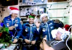 Noguchi, 2 other astronauts arrive at Int'l Space Station