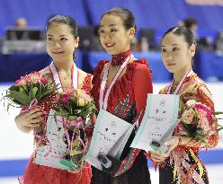 Female winners of Japan figure skating c'ships