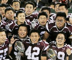 Kajima downs Kansai Univ. to win Rice Bowl
