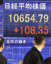 Nikkei hits 15-month high on 2010 1st day