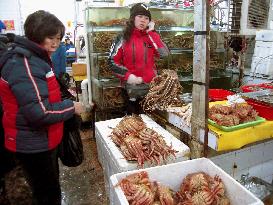 Crabs from N. Korea popular in China