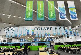 Press center for Vancouver Olympics