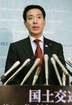 Bankruptcy starting point for JAL's revival: transport minister
