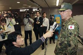 Japan SDF medical team leaves for Haiti