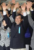 Anti-U.S. base Inamine wins Nago mayoral election