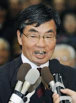 Anti-U.S. base candidate Inamine wins Nago mayoral election