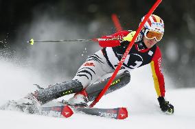 Neureuther takes slalom for 1st World Cup win