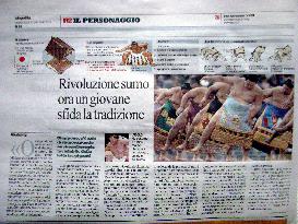 Sumo reform hits headlines in Italy