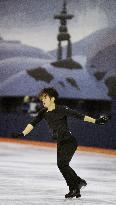Figure skater Takahashi practice for Vancouver Olympics