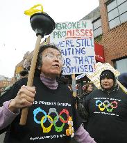 Activists stage 'Poverty Olympics' in downtown Vancouver