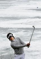 Ishikawa practices for Pebble Beach golf