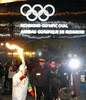 Olympic torch arrives in Richmond