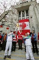 Olympic torch arrives in Vancouver