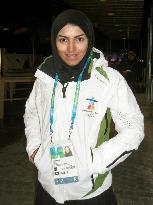 Iran's 1st female Winter Olympian in Vancouver opening ceremony