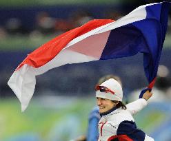 Sablikova of Czech Republic wins gold in women's 3,000m