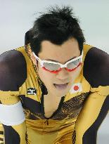 Japan's Kato wins men's 500-meter speed skating bronze