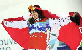 Canada's Ricker wins gold in women's snowboard cross