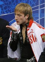 Russia's Plushenko performs in men's short program