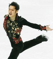 Japan's Takahashi performs in men's short program