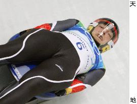 Germany's Huefner wins gold in women's singles luge