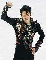 Japan's Takahashi finishes 3rd in men's short program