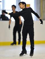 Oda prepares for Olympic free program