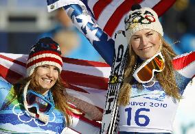 Vonn, Mancuso of U.S. win gold, silver in women's downhill