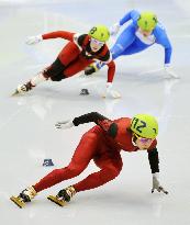 China's Wang Meng wins women's 500-meter short track final