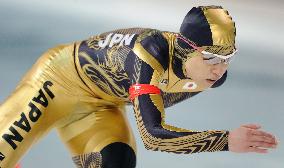 Okazaki 34th in women's 1,000m speed skating