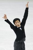 Japan's Oda finishes 7th in men's figure skating