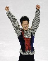 Japan's Takahashi wins bronze in men's figure skating