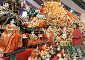 30,000 dolls displayed in Tokushima ahead of Doll's Festival